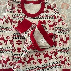 Festive Red and White Kids Pajamas